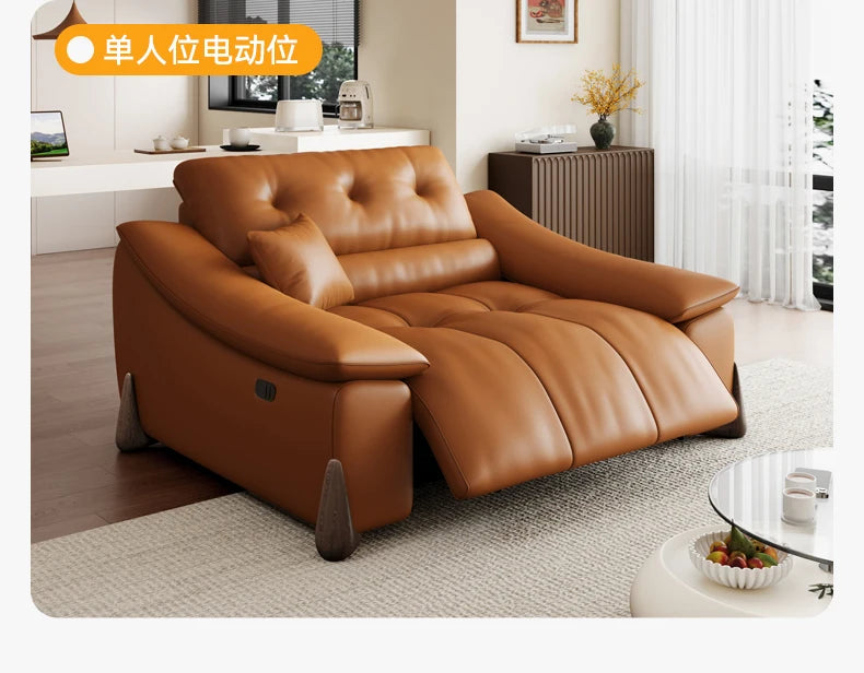 Electric Italian Sofas Minimalist Creative Living Room Leather Multifunctional Sofa High Quality Hallway Sillon Cama...