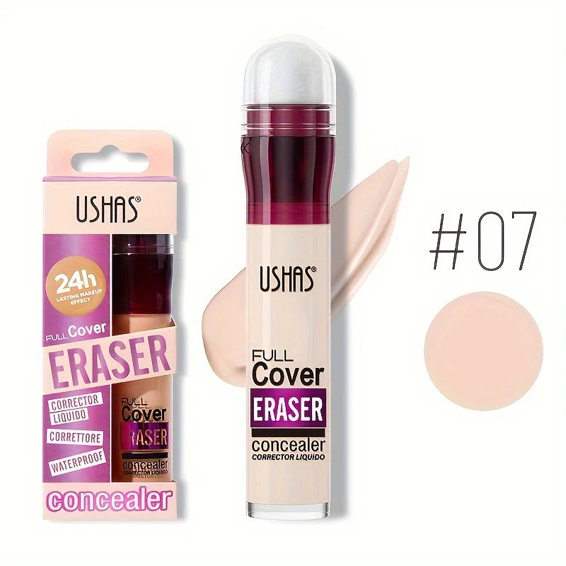 New Sponge Head Concealer for Dark Circles Freckles Acne Pigmentation and Blemishes Long Lasting Moisturizing Liquid Foundation - Kimlud