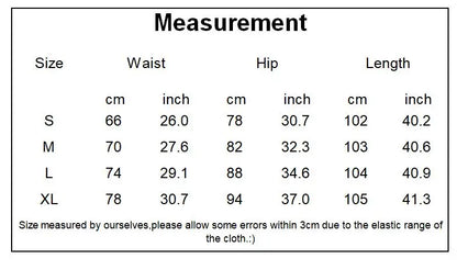 New Women's High Waist Pencil Pants Fashion Black Gothic Slim Leggings With Metal Buckle Y2k Vintage Trousers For Women