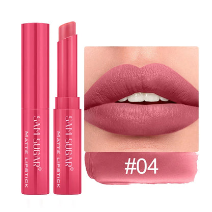 Nude Matte Lip Gloss 6 Colors Long-lasting Velvet Lipstick Waterproof Non-fade Non-stick Cup Lipsticks Women Makeup...