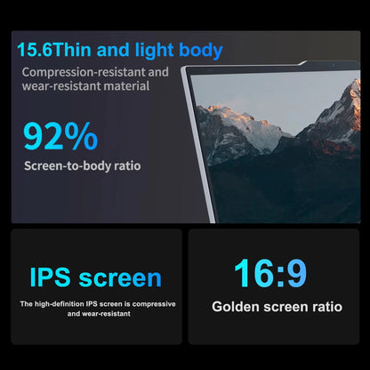 Xiaman 15.6" Intel Core i7 6500U Laptop Computer Windows 11 Pro 16GB RAM 512GB 1TB SSD Portable Notebook PC Gamer Gaming Laptop - Kimlud