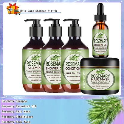 Rosemary Hair Essential Oil hair mask Nourishing Hair Oil Smoothing Shine Soft Hair Serum Repair Damaged Frizz Dry Hair Treatmen
