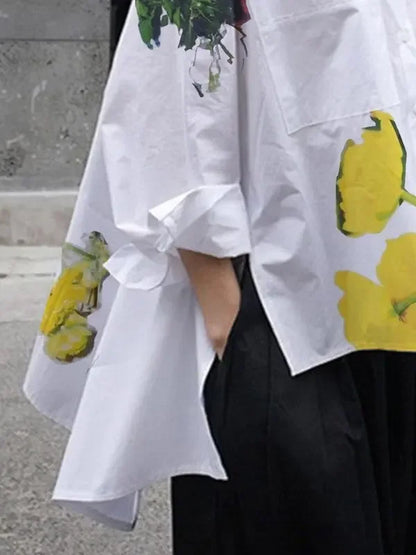 Modigirl 2025 Women‘s Long Sleeves Blouse Shirts with Pockets Summer Spring New Fashion Urban Casual Blouse Tops for Woman - Kimlud