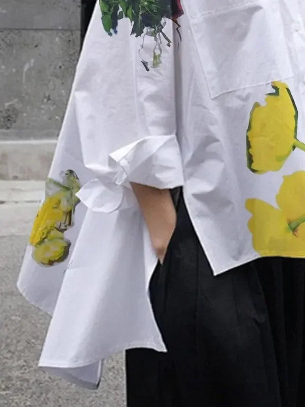 Modigirl 2025 Women‘s Long Sleeves Blouse Shirts with Pockets Summer Spring New Fashion Urban Casual Blouse Tops for Woman - Kimlud