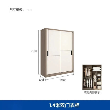 Luxury Modular Wardrobes Sliding Door Orgnizer Modern Bedroom Wardrobe Display Wooden Stylish Armario Ropero Bedroom Furniture - Kimlud