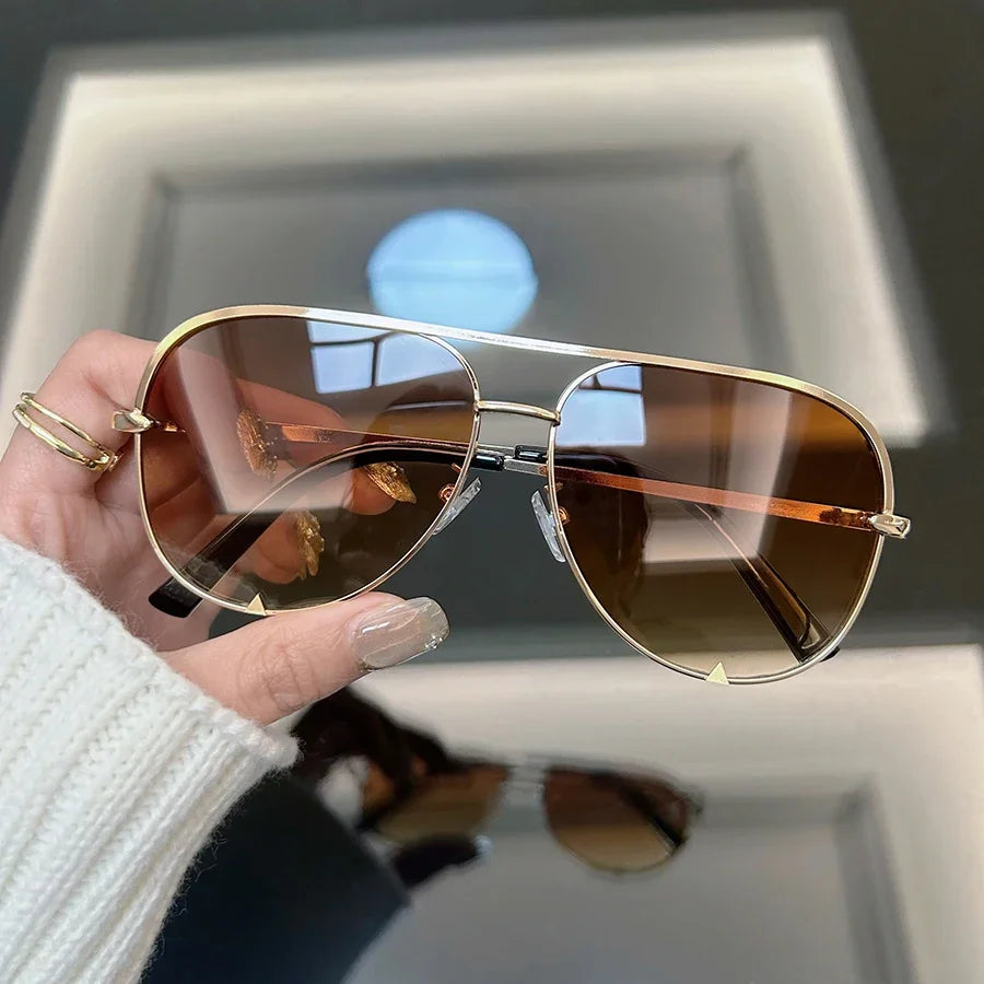 Fashion Vintage Oval Sunglasses Women Men Brand Designer Retro Sun Glasses Female Male Outdoor Mirror Punk Shades Oculos De Sol
