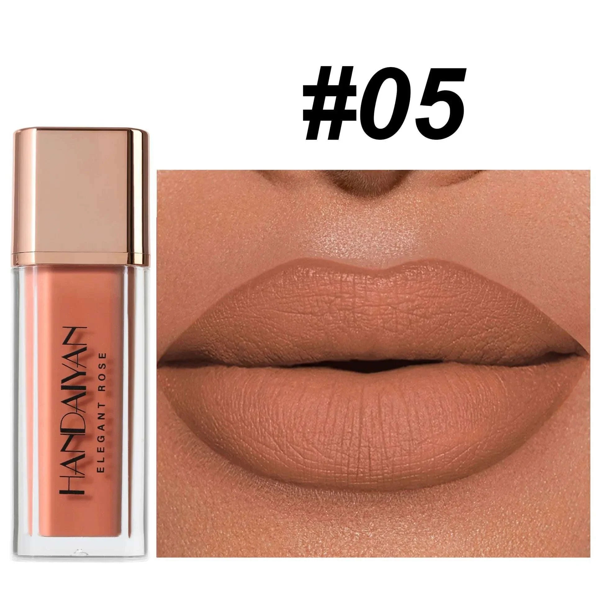 handaiyan 8 colors waterproof non-stick cups do not lose color matte mud lips fast drying lipstick matte lip glaze