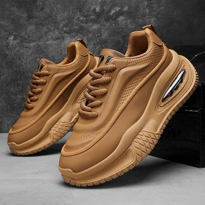Men's Casual Sports Shoes, Fashionable Thick Soled Skateboarding Shoes, Trendy and Comfortable Men's Shoes Suitable for Outdoor - Kimlud