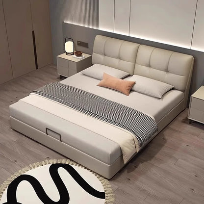 Soft package master bedroom, high-end and atmospheric storage with storage drawers, modern, simple and convenient double bed