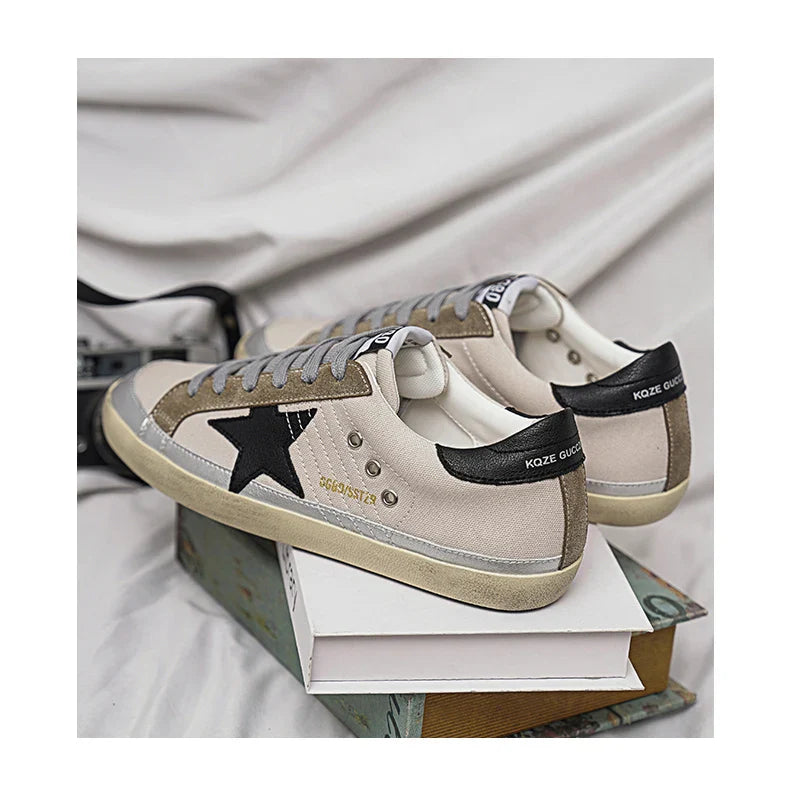 Comfortable Fashion Classic Spring Height-Increasing Two-Layer Cowhide Casual Couple Men's TrendSneakers35-45High-Quality Summer