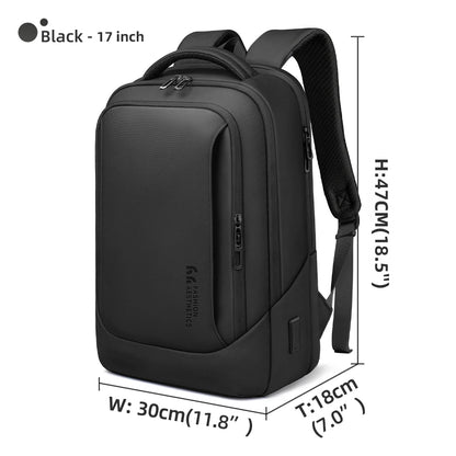 HK Men's Designer Laptop Bag Waterproof School Bags for College Boys Male Business Sports Travel Backpack Men With USB Charging