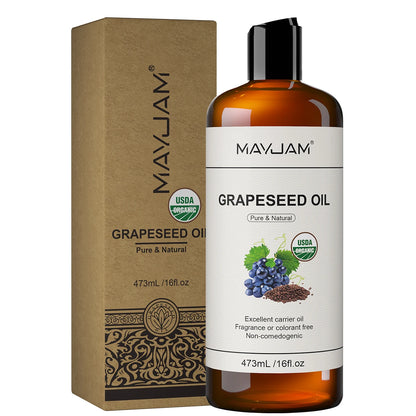 USDA Organic Sunflower Seed for Skin & Hair Cold-Pressed Pure Natural Sweet Almond Moroccan Argan Massage Oil...