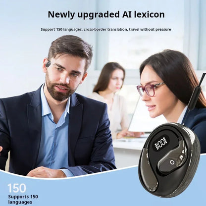 Origin Bluetooth Wireless Earphones AI Real Time Translation Earbuds for Xiaomi OWS Ear Hook Headset HD Call Music Headphone - Kimlud