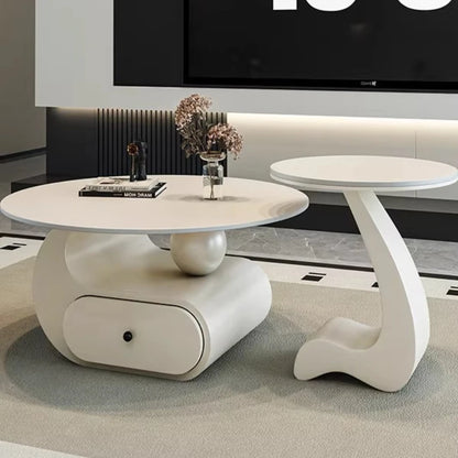 Drawers Aesthetic Coffee Table Minimalist Storage Simple Italian Coffee Table Writing Service Mesa Auxiliar Home...
