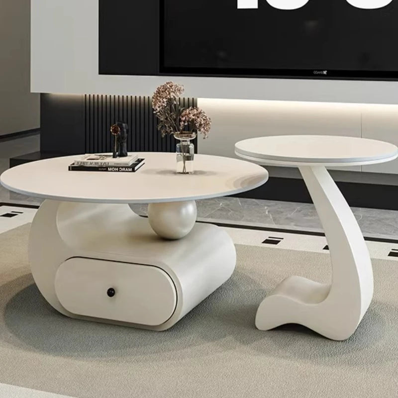 Drawers Aesthetic Coffee Table Minimalist Storage Simple Italian Coffee Table Writing Service Mesa Auxiliar Home...