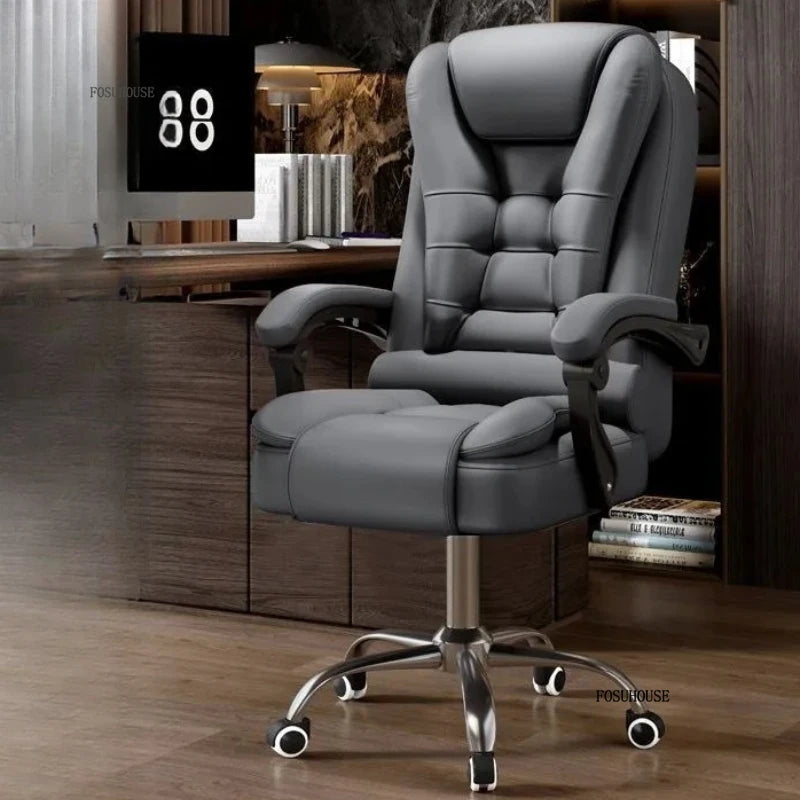European Style Computer Office Chairs Home Reclining Backrest Adjustable Ergonomic Lift Swivel Chair Modern Office Boss...