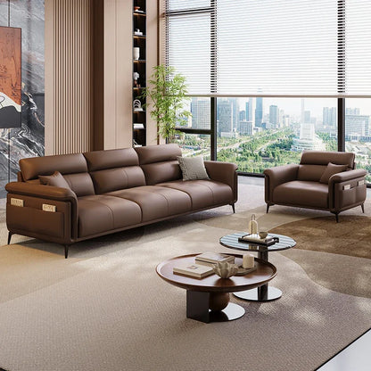 Leather Modern Living Room Sofas Nordic Minimalist Lazy Luxury Living Room Sofas Europe Recliner Woonkamer Banken...