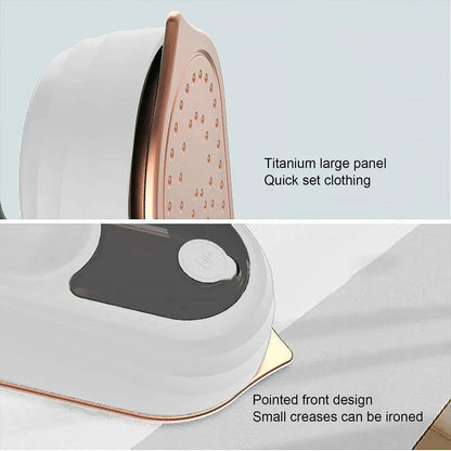 Mini Garment Steamer Handheld Wet Dry Clothes Fabric Steam Iron Portable Small Ironing Machine for Household