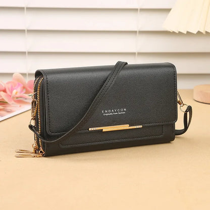 Women's new multifunctional wallet, mid to long design, hand-held bag, and coin purse
