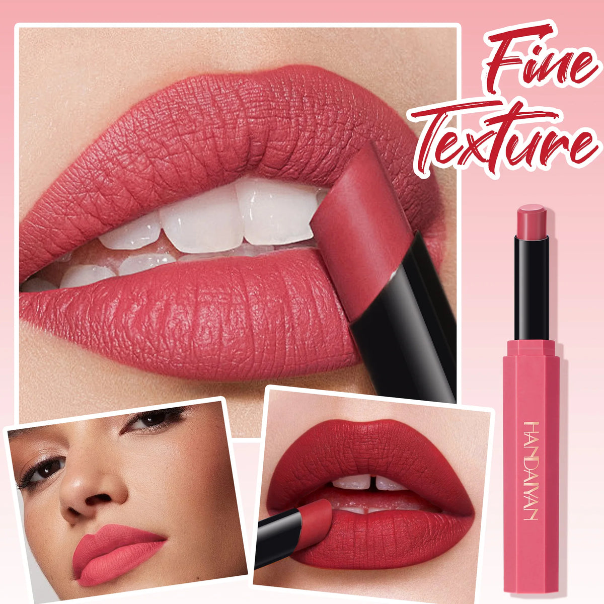 Red Matte Velvet Lipstick Waterproof Lasting Brown Lipstick Pencil Non Stick Cup Moisturize Lipstick Not Fading Sexy...
