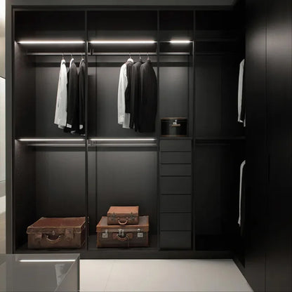 Aluminium Small Bedroom Wardrobe Design Wall Mounted Modular Wardrobe Kid Furniture Shoe Cabinet Portable Closet Wardrobe - Kimlud