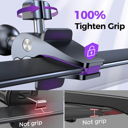 Joyroom Upgraded Car Phone Holder Military-Grade Protection Big Phone And Thick Cases Friendly Hands Free Air Vent Car...