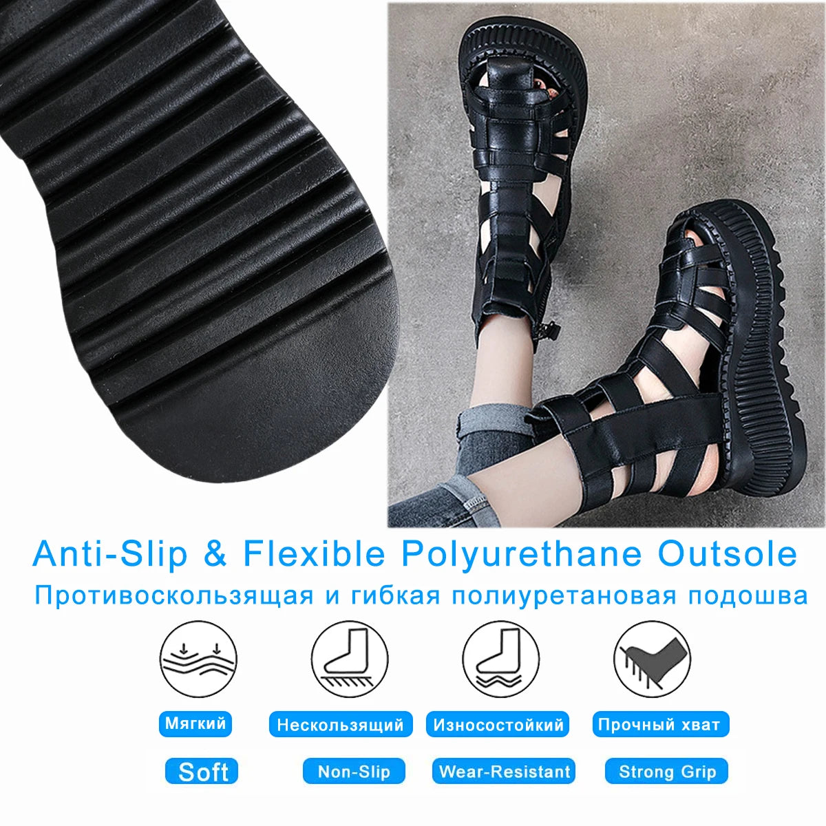 Koznoy 8cm 2025 Ethnic Weave Cow Genuine Leather Hollow Zip Summer Fashion Ankle Booties Women Chunky Heels Breathable...