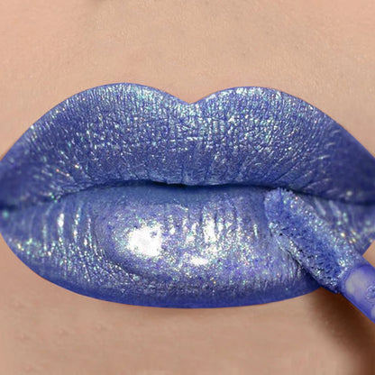 8 Colors Metallic Shimmer Lip Glaze Glitter Liquid Lipstick High Pigmented Lip tint Lip Gloss Korean Makeup Gifts Lip...
