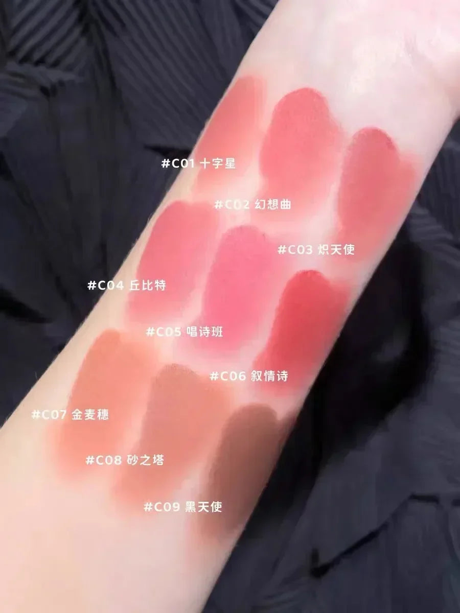 Flower Knows Little Angel Lip Mud Stick Velvet Matte Mist Lipstick Hidden Lip Pattern Hidden Lip Lines - Kimlud