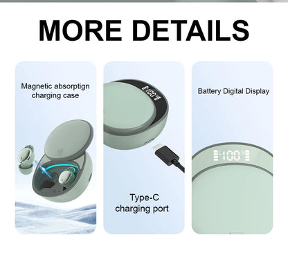 Wireless Earphone Sleep Earbuds for Side Sleepers Wireless Earbuds Comfortable Noise Blocking Music Sleep Dual Mode |...