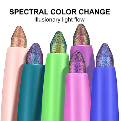 The color-changing eyeshadow stick eyeliner is waterproof and has smooth color, comfortable to use, and can last for a long tim