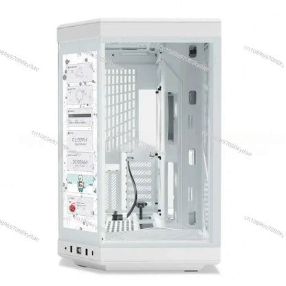 New HYTE Y70 Touch Dual Chamber ATX Mid Tower Modern Aesthetic Case With Integrated 2.5K LCD Touchscreen
