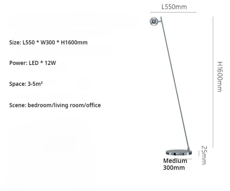 Hot Selling Wind Living Room Sofa Next To The Floor Light Modern Simple Sense Can Rotate The Hand Sensing Bedroom Floor Lamp - Kimlud