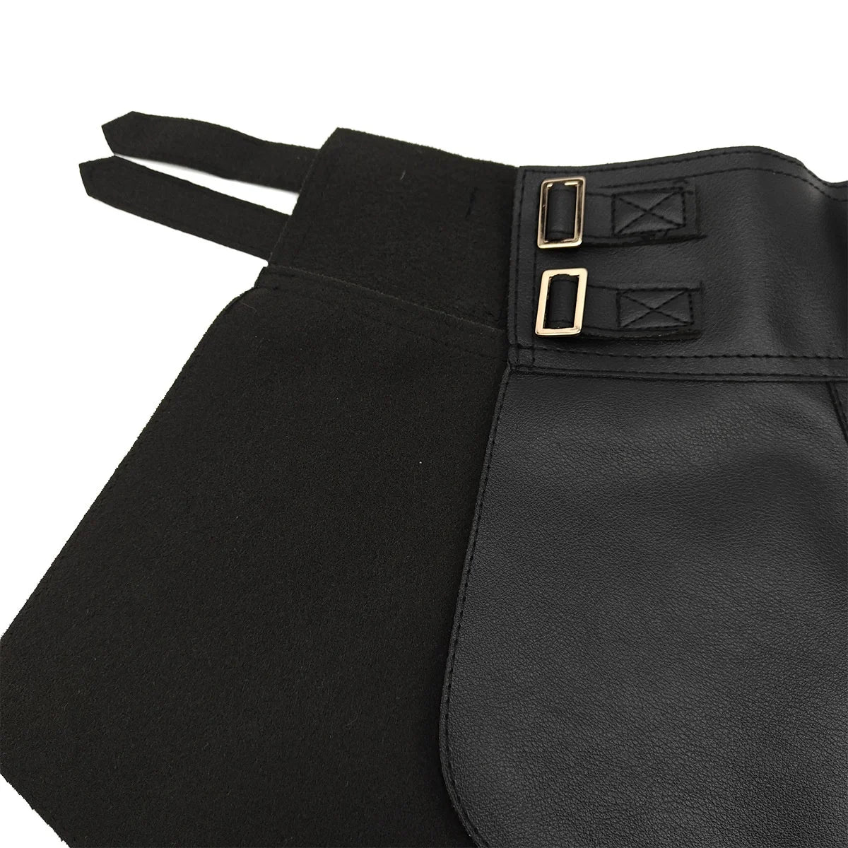 Gothic Waist Seal Women's Overlap Leather Skirt Exaggerated Ultra-Wide Belt Leather Decorative Jeans Waist Skirt |...