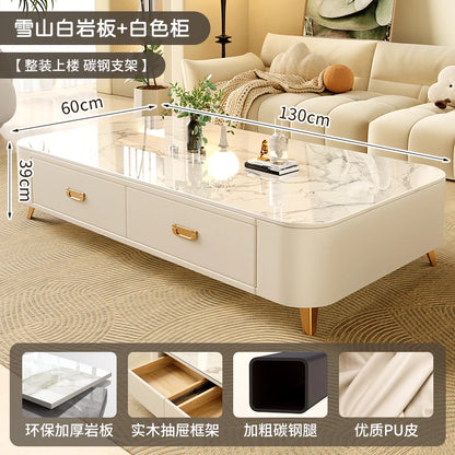 Cheap Cute Coffee Table Clear Simple Designer Modern Luxury Decoration Side Table Writing Mesas Bajas Living Room Furniture - Kimlud