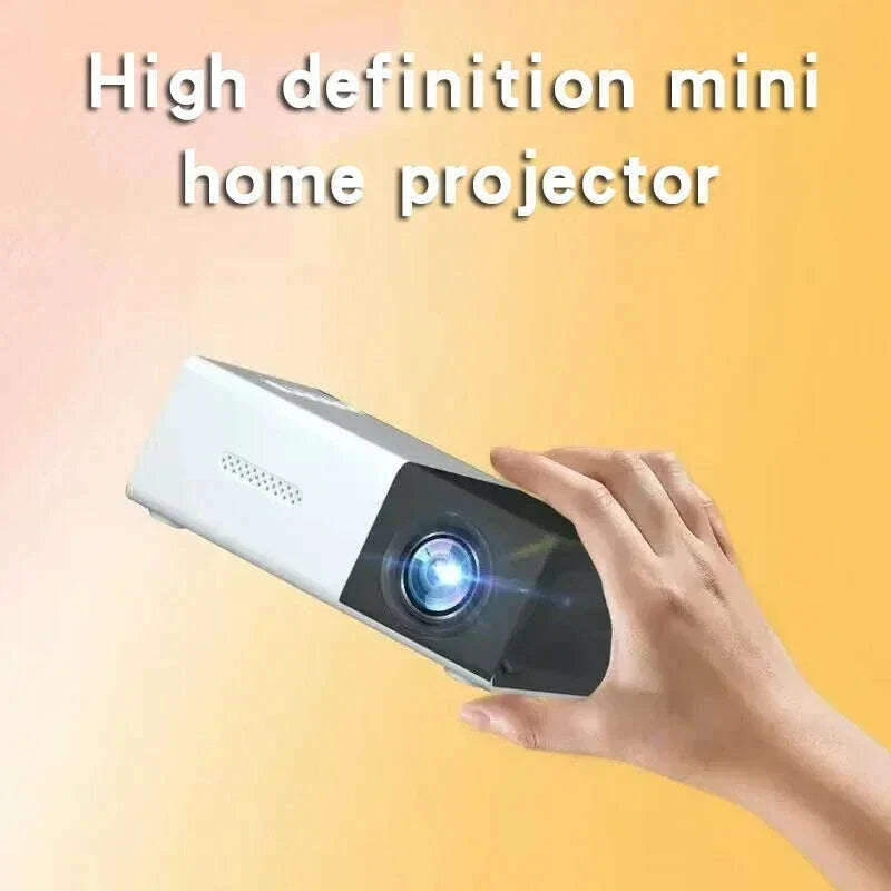 YG300 Home HD Mini Projector, suitable for outdoor camping movies, cinemas, and gaming experiences