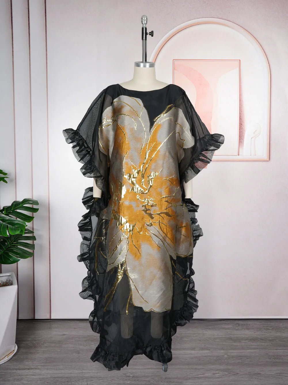 African Dresses for Women Traditional Africa Clothing Dashiki Ankara Outfits Gown Abayas Robe Muslim Kaftan Maxi Long...