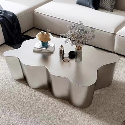 Metal Industrial Coffee Table Aesthetic Unique Minimalist Designer Side Table Modern Luxury Mesa Auxiliar Postmodern Furniture - Kimlud