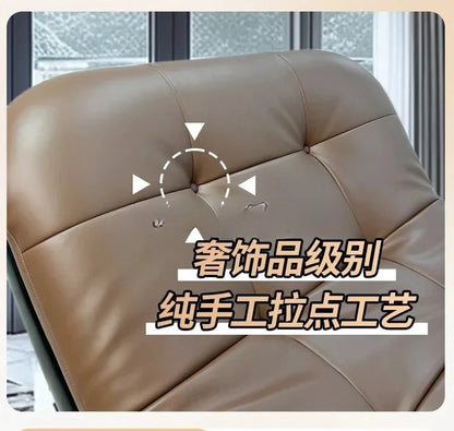 C Medieval reclining sofa chair study balcony villa leisure single retro lazy sofa