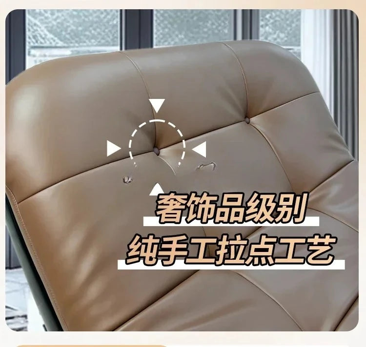 C Medieval reclining sofa chair study balcony villa leisure single retro lazy sofa