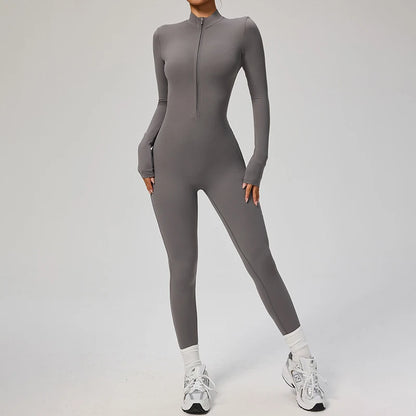 Nylon One Piece Jumpsuit Women Quick Dry Clothing Sportswear Woman Gym Yoga Sport Sets Workout Sets Women Tracksuit 10 Colors - Kimlud