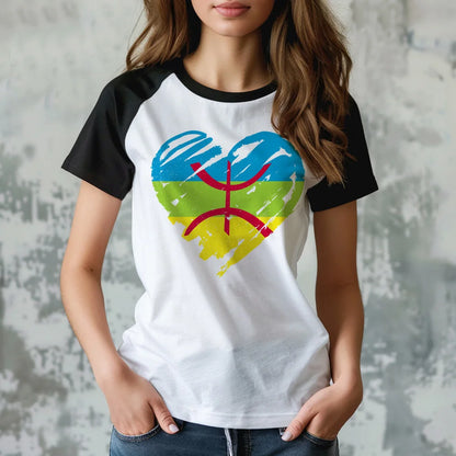 Amazigh t-shirts women Y2K t shirt female funny clothing