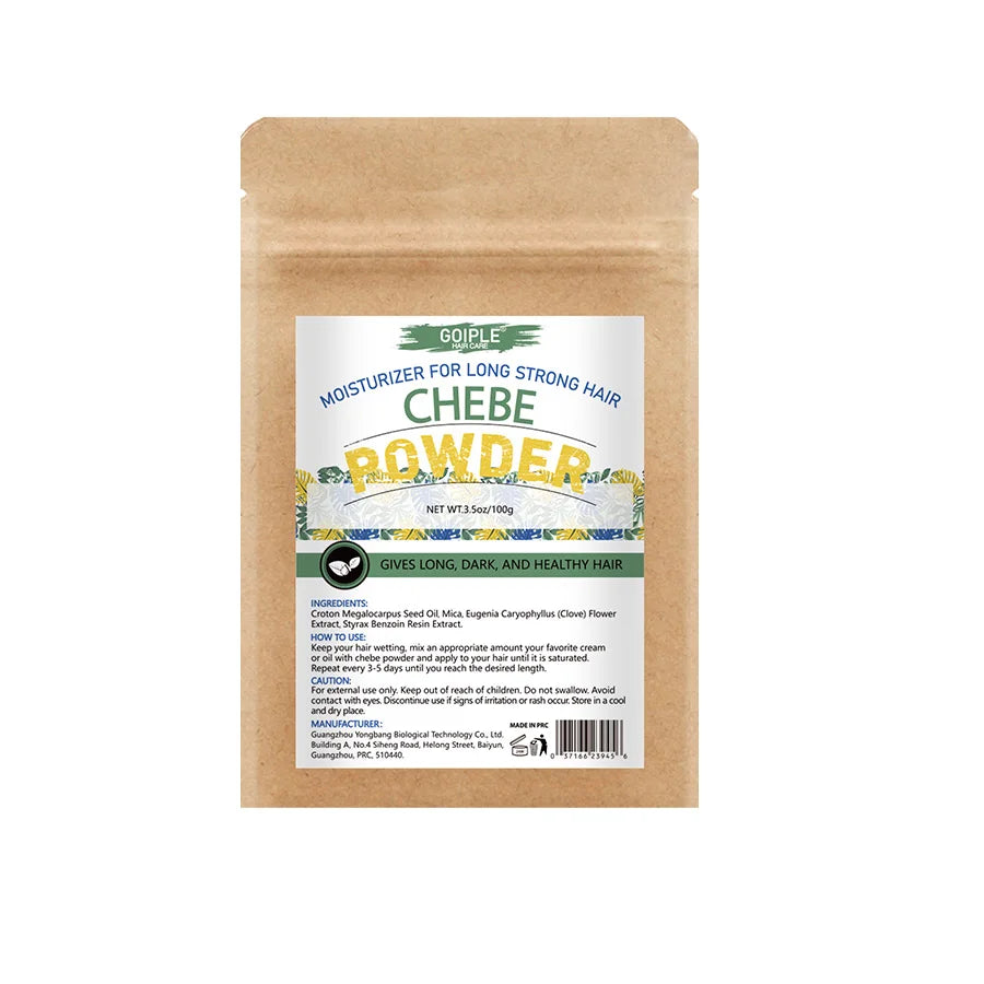 Natural Chebe Powder Moisturizing Strong Nourishing Scalp Anti Hair Loss Repair Hair Break Split End Hair-Care Product for Women