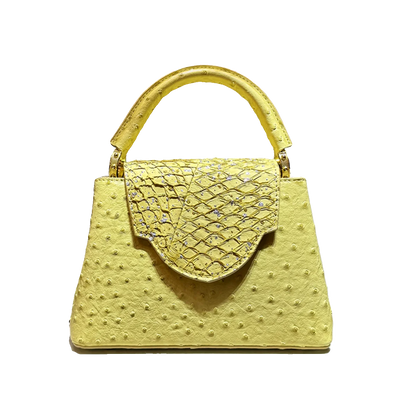Luxury Designer Brand 가방 New High Quality Leather Handbag for Women Fashion Ostrich Print Single Shoulder Crossbody Bag...