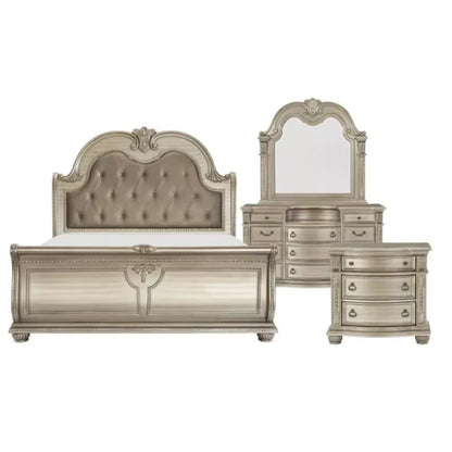 Luxury Classic Custom Size Bedroom Hotel Furniture Dubai Queen King Size Beds Set Qatar - Kimlud
