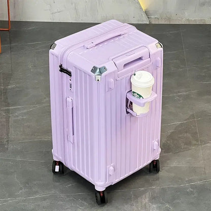 Thickened large capacity luggage compartment, 20 inch boarding case, 24 inch anti drop suitcase, password box, travel luggage