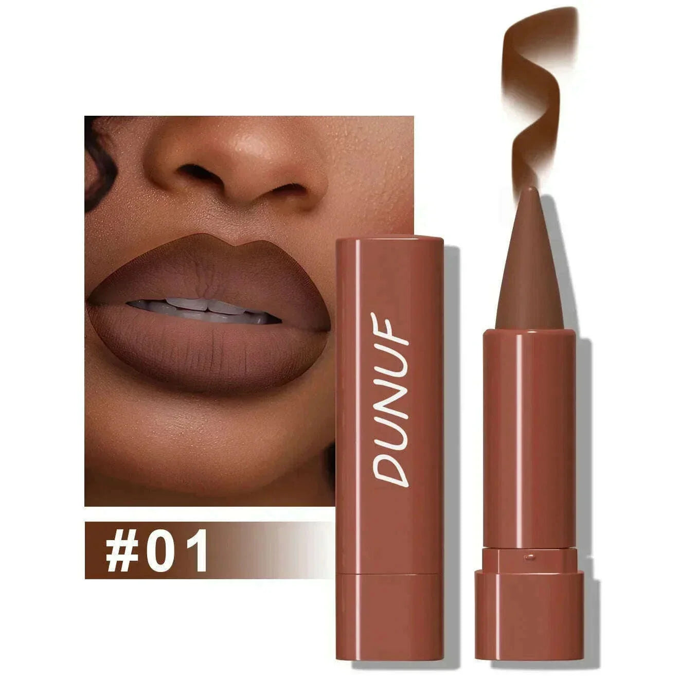 9 Colors Gradient Lip Liner Matte Black Brown Velvet Lipstick Waterproof Non Sticky Contouring Tint Lipliner Crayon Lip Makeup