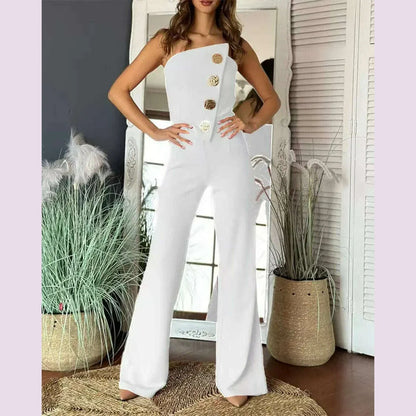 Elegant Jumpsuit for Women Dressy Sexy Off Shoulder Wide Leg Pant Suit One Piece Party Outfits  Wide Leg Pant Suit houlder Wide