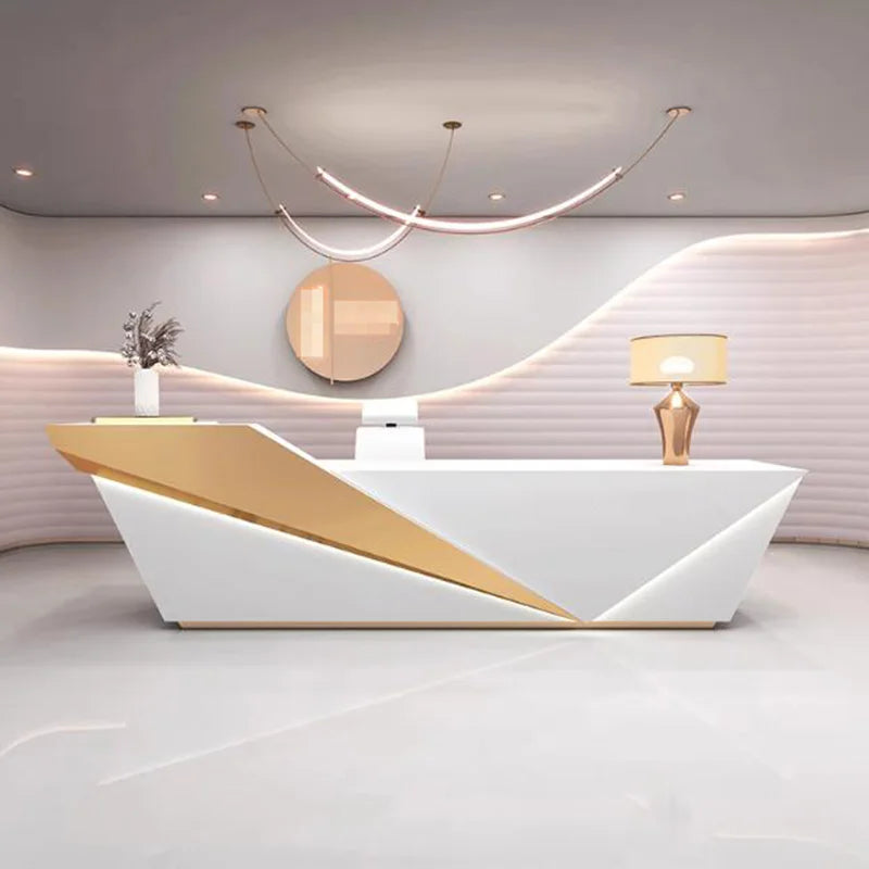 Unique Beauty Reception Desks Company Organizers Best Welcome Reception Desks Design Led Lights Mostrador Commercial Furniture