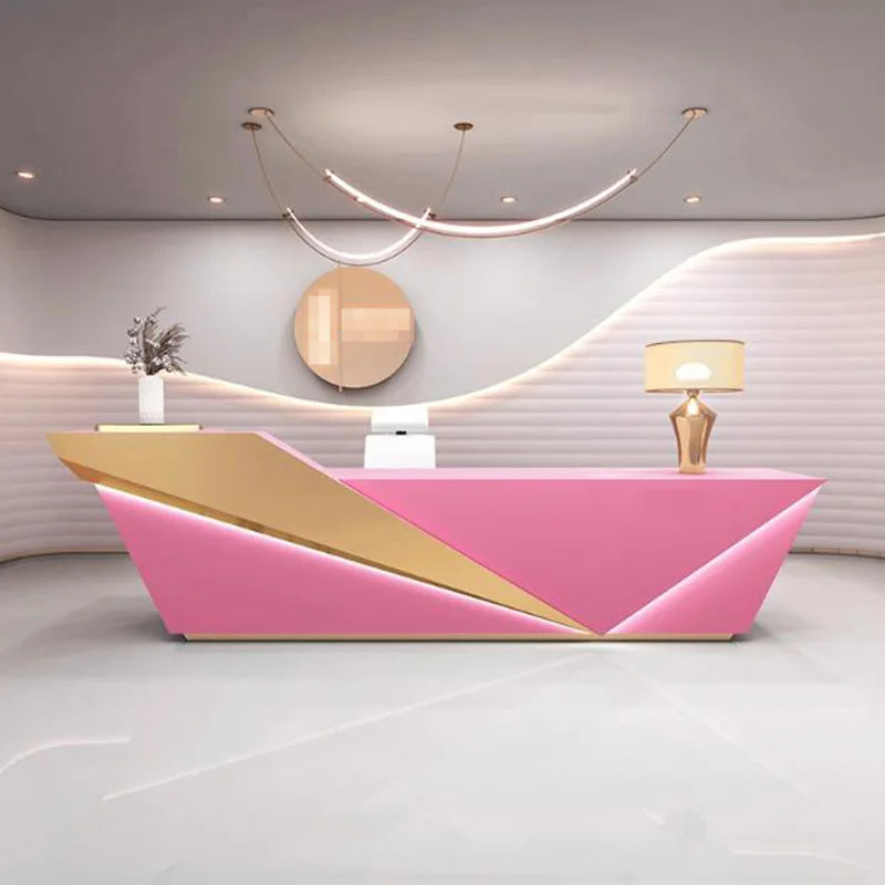 Unique Beauty Reception Desks Company Organizers Best Welcome Reception Desks Design Led Lights Mostrador Commercial Furniture